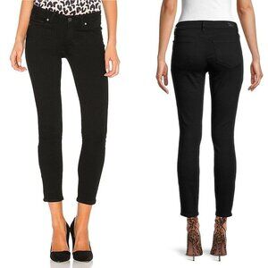 Paige Verdugo Crop Jeans In Black Overdye Size 26